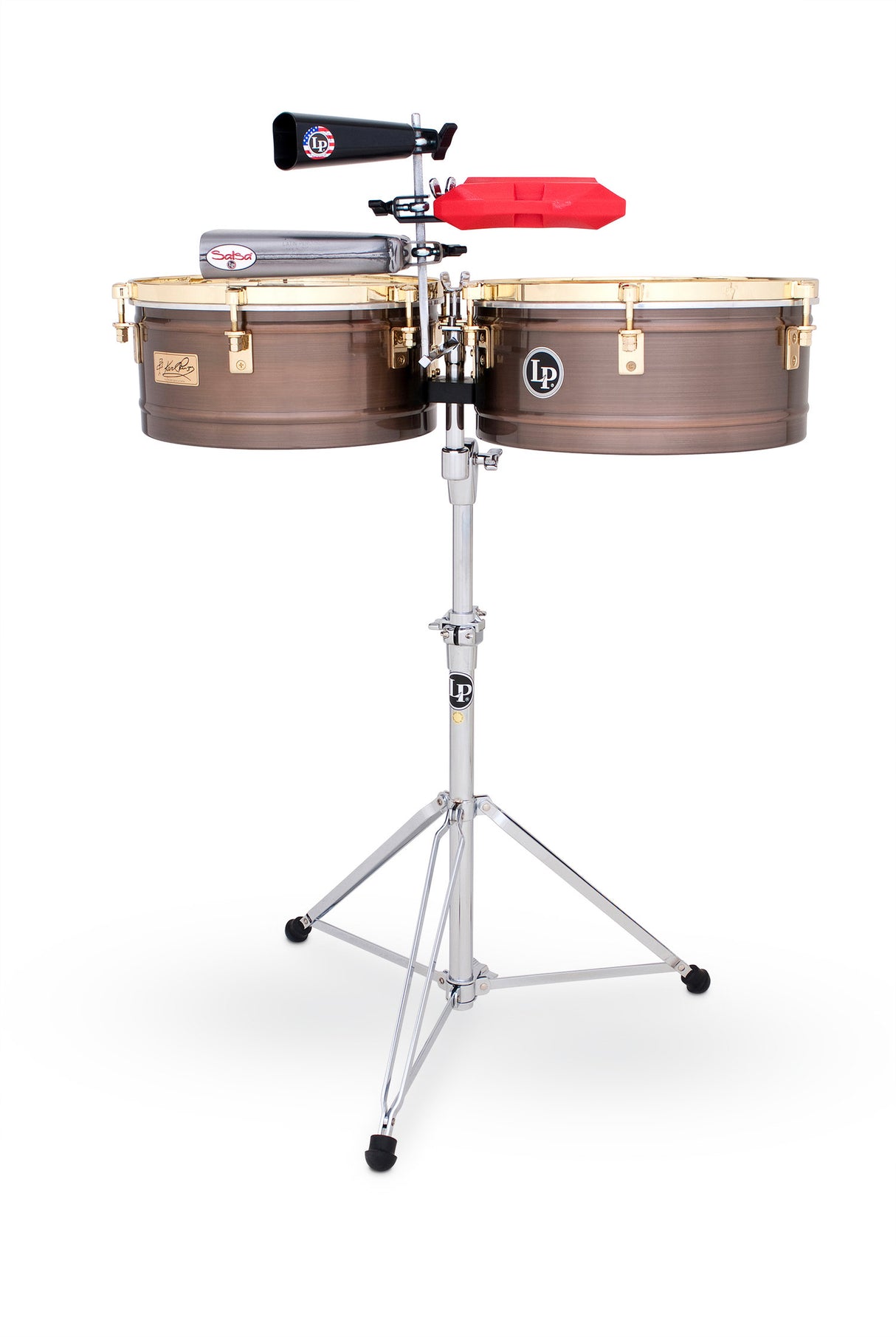Latin Percussion Timbales Karl Perazzo - 14" & 15" (LP257-KP)
