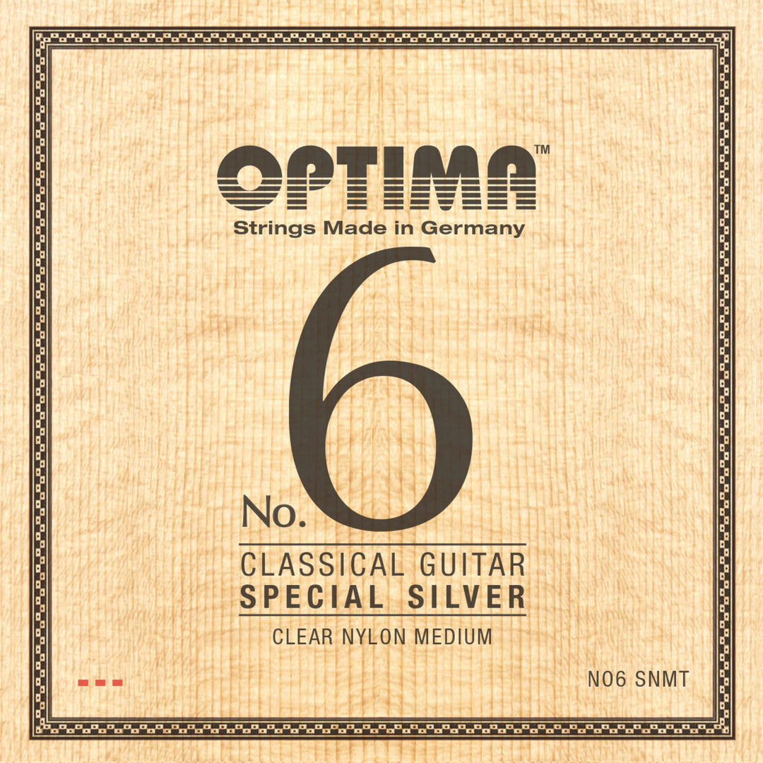Optima Strings for classic guitar No. 6 Special Silver - Set Nylon medium (NO6.SNMT)