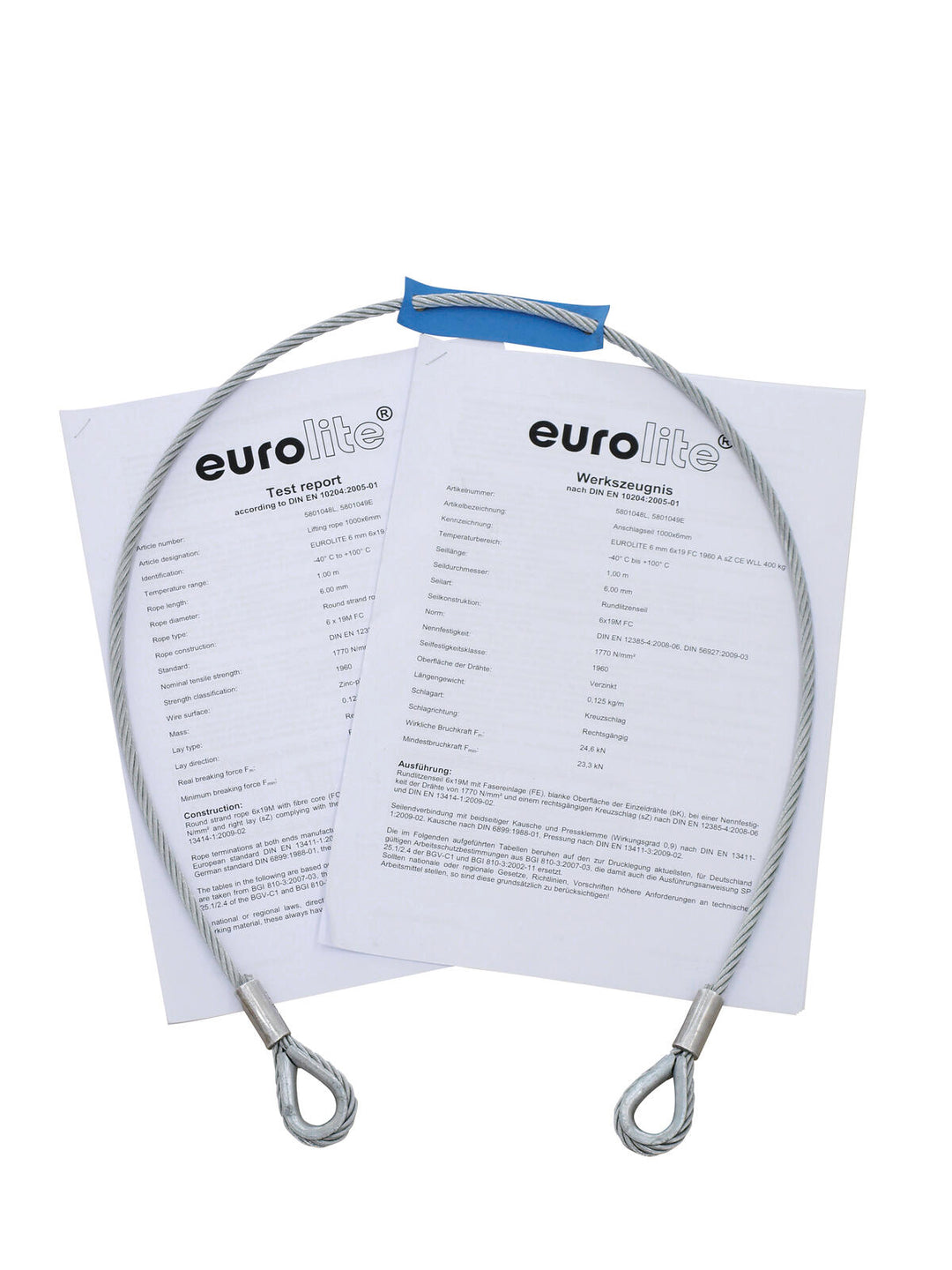 EUROLITE Safety Bond AG-35FB 6x1000mm up to 35kg