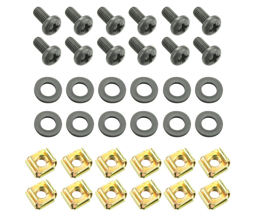 Adam Hall Skruer til 19" Rack 12 stk. (12mm)