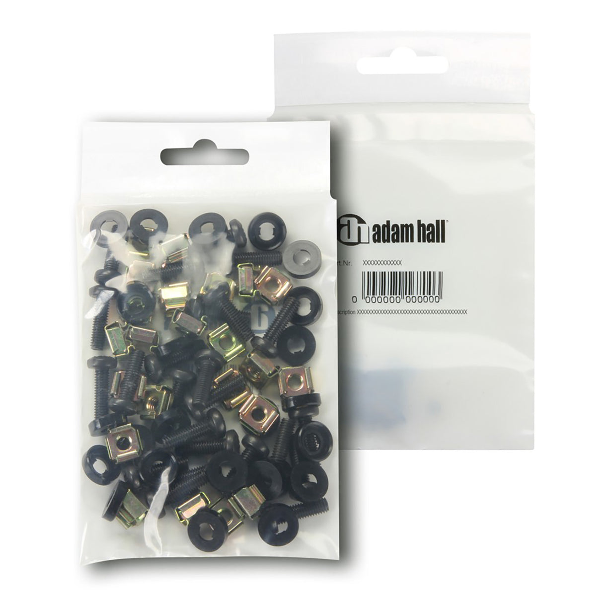 Adam Hall - Skruer til 19" rack, 20 mm / 24 stk.