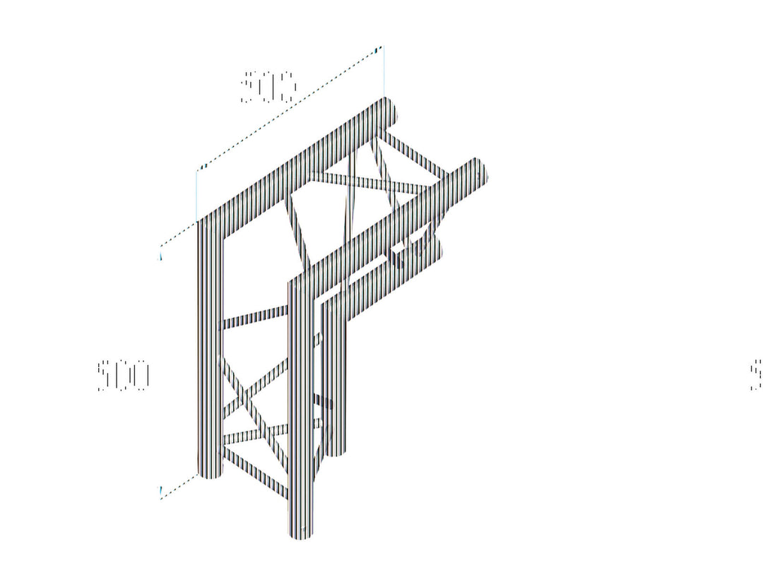 ALUTRUSS TRILOCK E-GL33 C-25 2-way Corner 90° \/