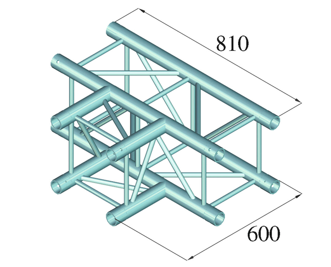 ALUTRUSS QUADLOCK TQ390-QQT35 3-way T-Piece