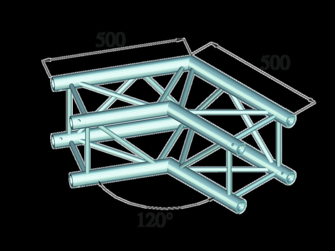 ALUTRUSS QUADLOCK S6082C-22 2-way Corner 120°