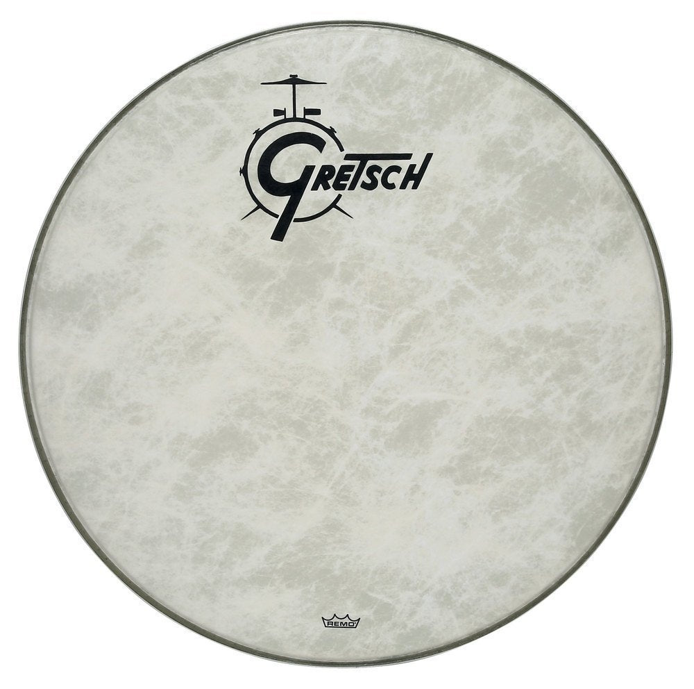 Gretsch Fiberskyn resonansskind 20" til stortromme, logo i midten
