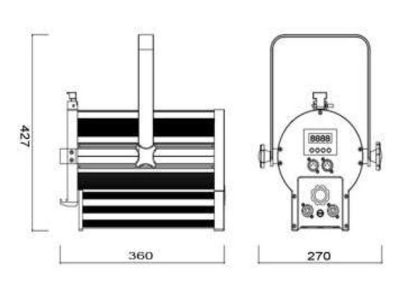 Atomic Pro Teaterspot Scala 200 COB RGBL