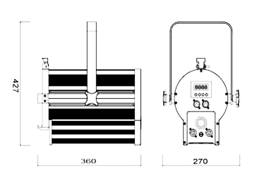 Atomic Pro Teaterspot Scala 200COB 3200K