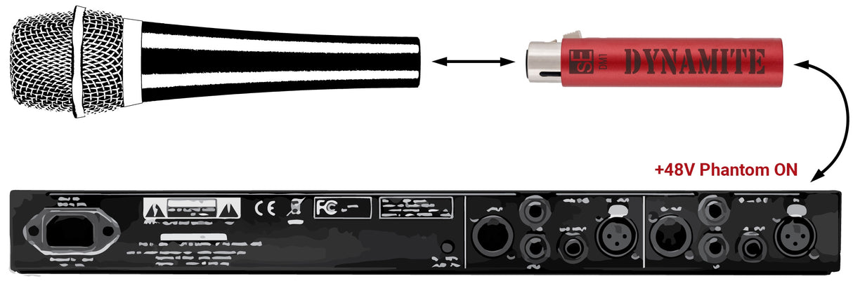 sE Electronics DM1 Preamp/Mic Booster