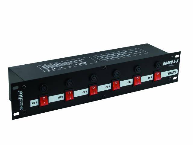 Eurolite Board 6-S Afbryder Panel