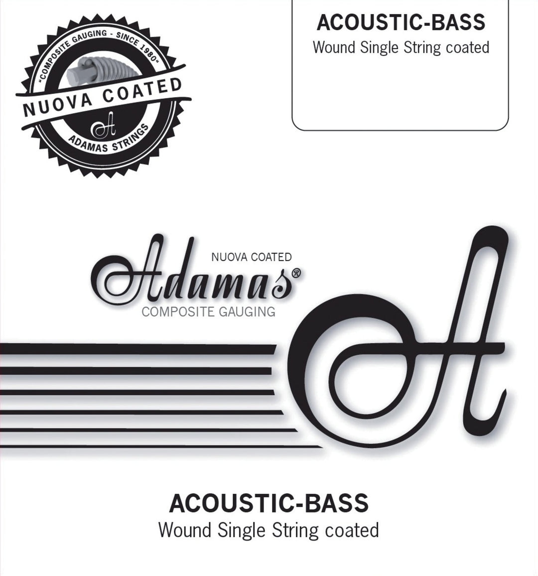 Adamas Single string Nuova coated phosphor bronze - .085in./2,16mm (wound)