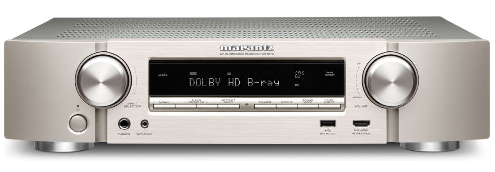 Marantz NR1510/N1SG 5.2 Surround Receiver, Sølv