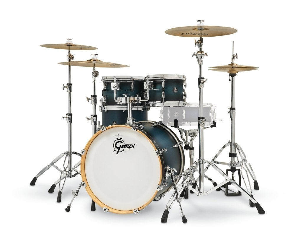 Gretsch Renown Maple 4-delt shell set 20", Satin Antique Blue Burst