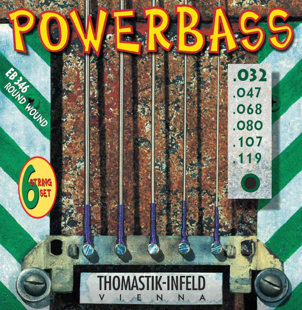 Thomastik-Infeld E-Bass Strings Power Bass Magnecore - Set 6 string long (EB346)