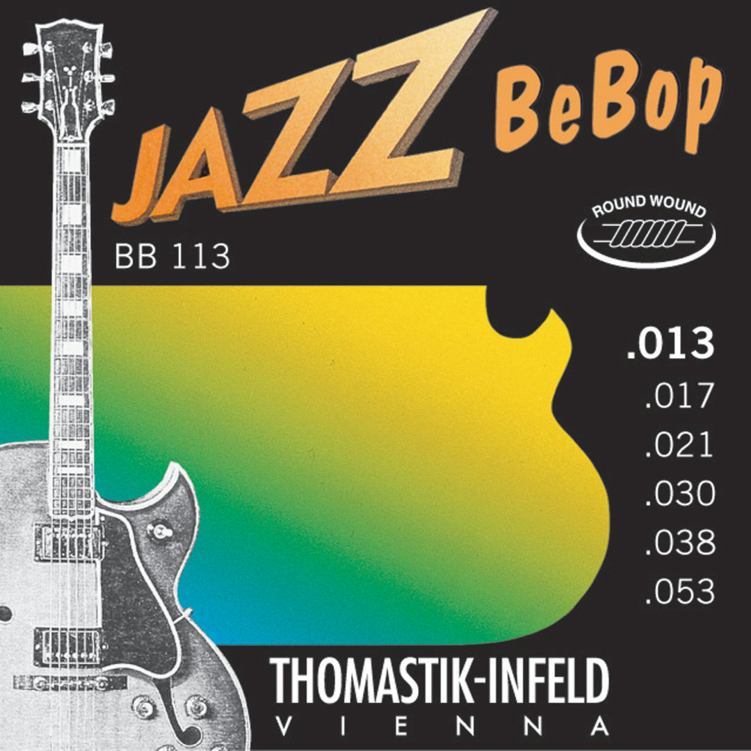 Thomastik-Infeld Strings for E-guitar Jazz BeBob series nickel round wound - Set 013rw (BB113)