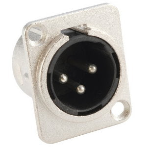 Chassis Stik XLR Han D-type