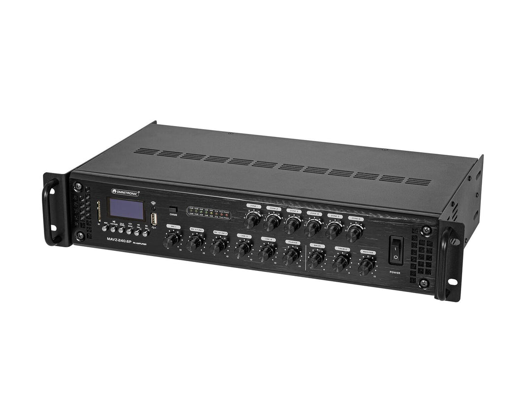 OMNITRONIC MAVZ-240.6P PA Mixing Amplifier