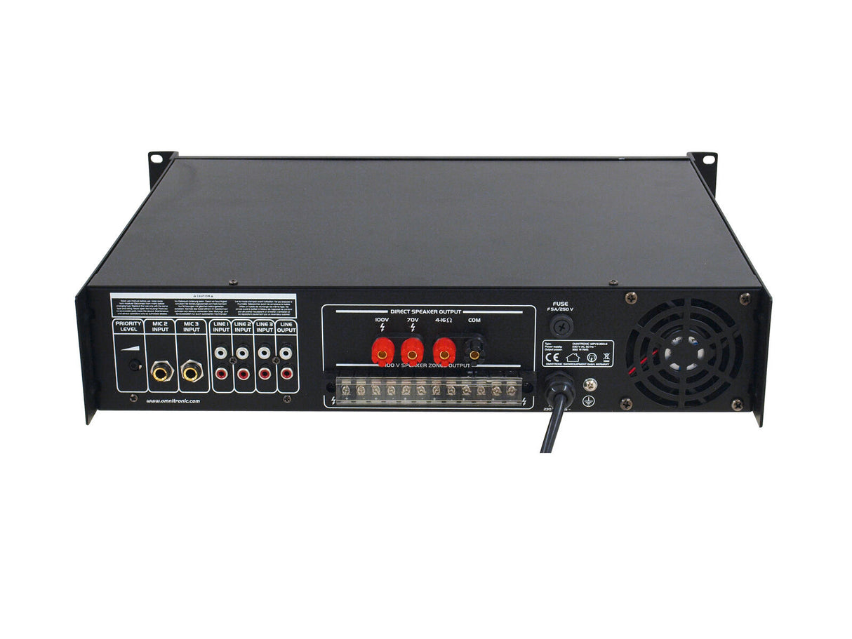 OMNITRONIC MPVZ-350.6 PA Mixing Amplifier