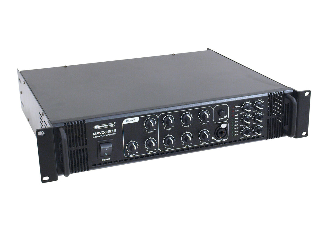 OMNITRONIC MPVZ-350.6 PA Mixing Amplifier
