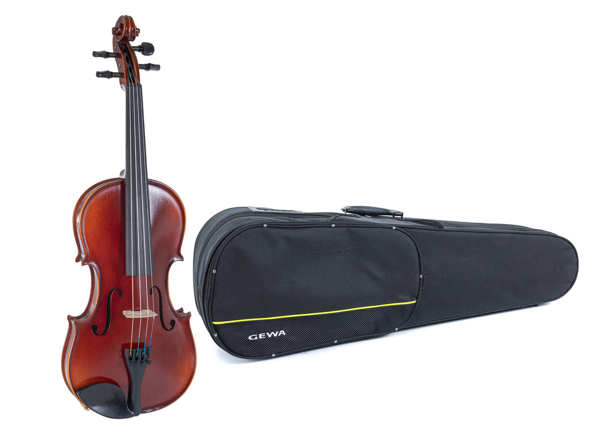 GEWA Violin Ideale - 1/2 (Ready to play incl. shaped case, without bow, with Larsen Aurora strings, transport-secured)