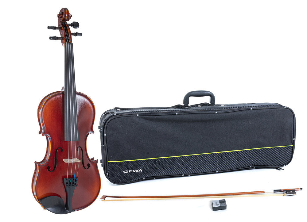 GEWA Ideale violin 4/4 med Wittner-skruer, aflang kasse og træbue