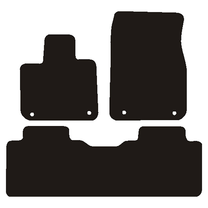 Bilmåtter Xpeng G9 2022- Velour
