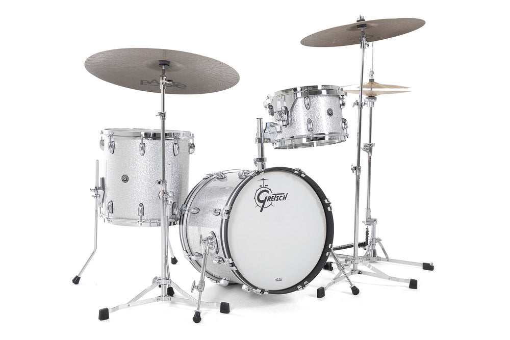 Gretsch USA Brooklyn gulvtam 14" x 12", Silver Sparkle
