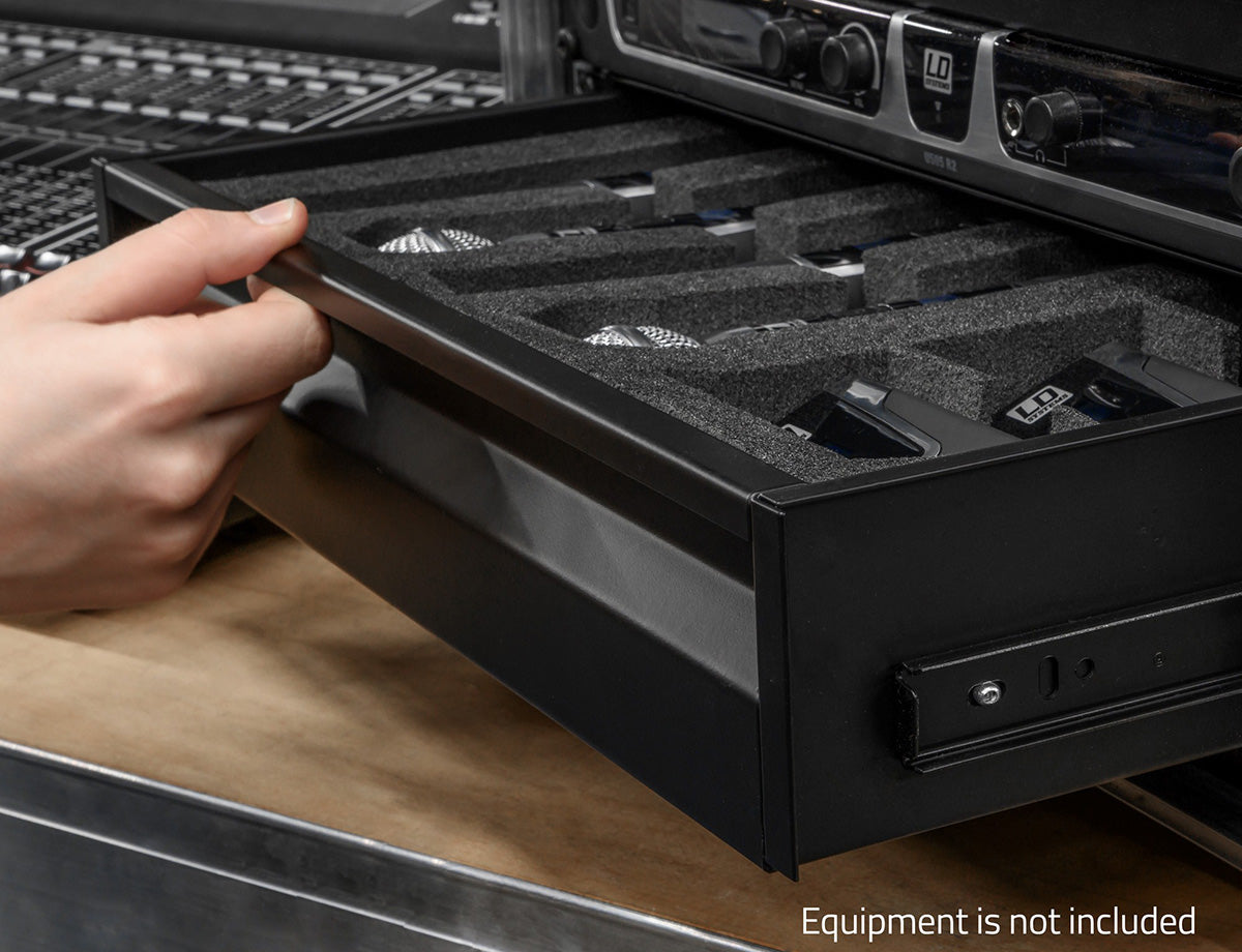 Adam Hall 2U 874E Rackskuffe (19")