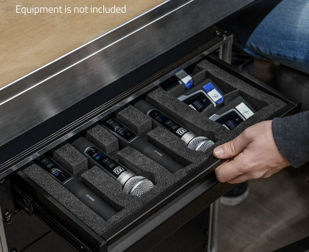 Adam Hall 2U 874E Rackskuffe (19")