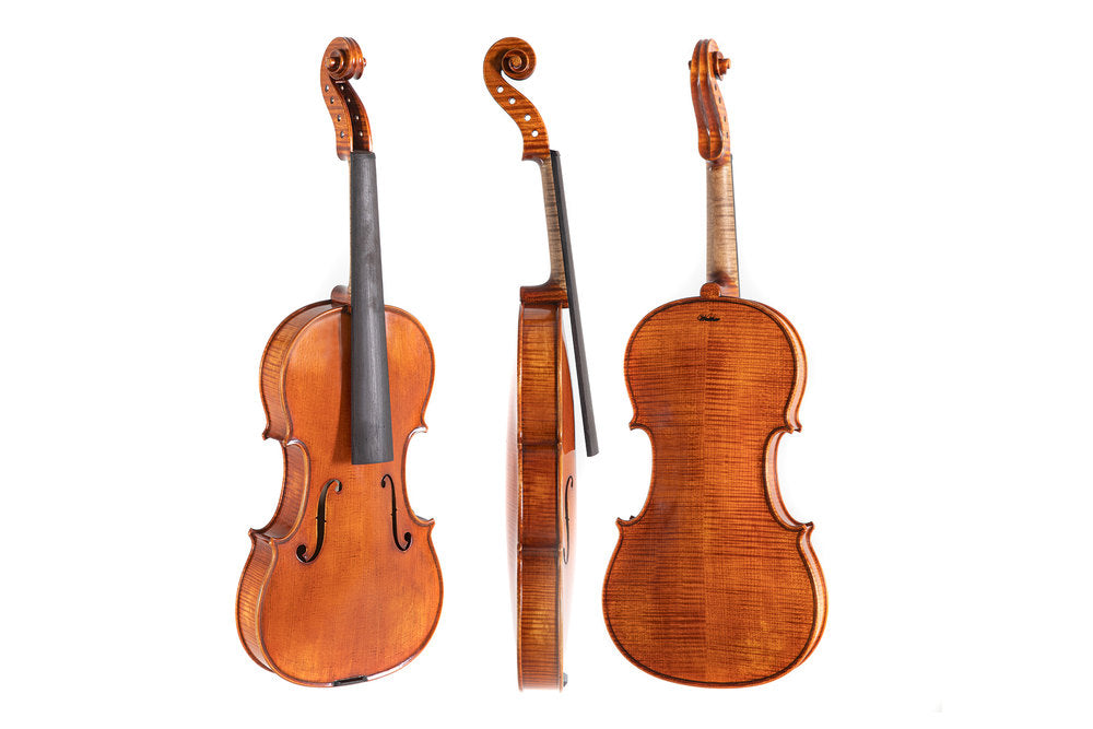 GEWA Georg Walther koncertviolin 4/4, rødbrun, uden opsætning