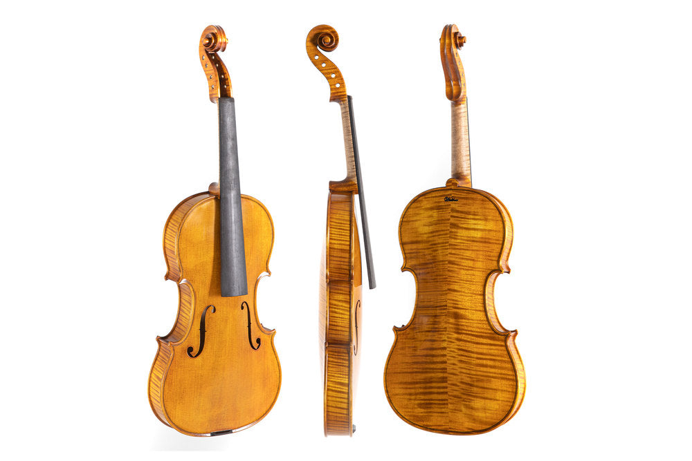 GEWA Georg Walther koncertviolin 4/4, gylden-gul, uden opsætning