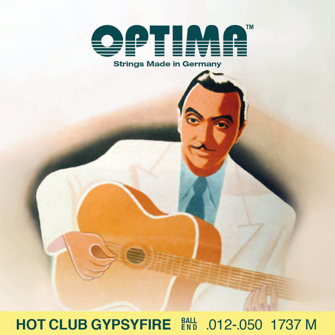 Optima Strings for Acoustic Guitar Hot Club Gypsyfire silver plated - Set (1737M)