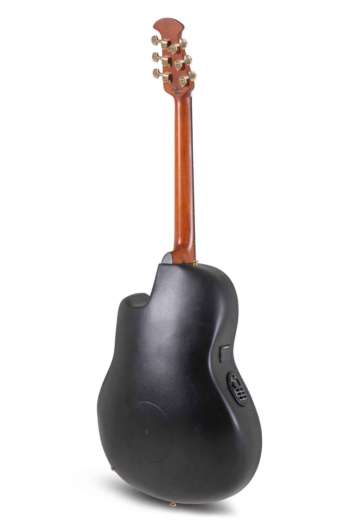 Ovation E-Acoustic Guitar Celebrity Elite Plus Mid Cutaway - Natural Spalted Maple (CE44P-SM-G)