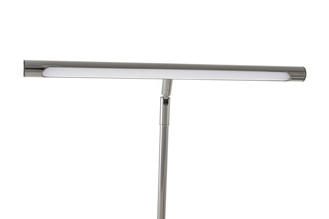 GEWA Piano lamp PL-78 - Black chrome, shiny