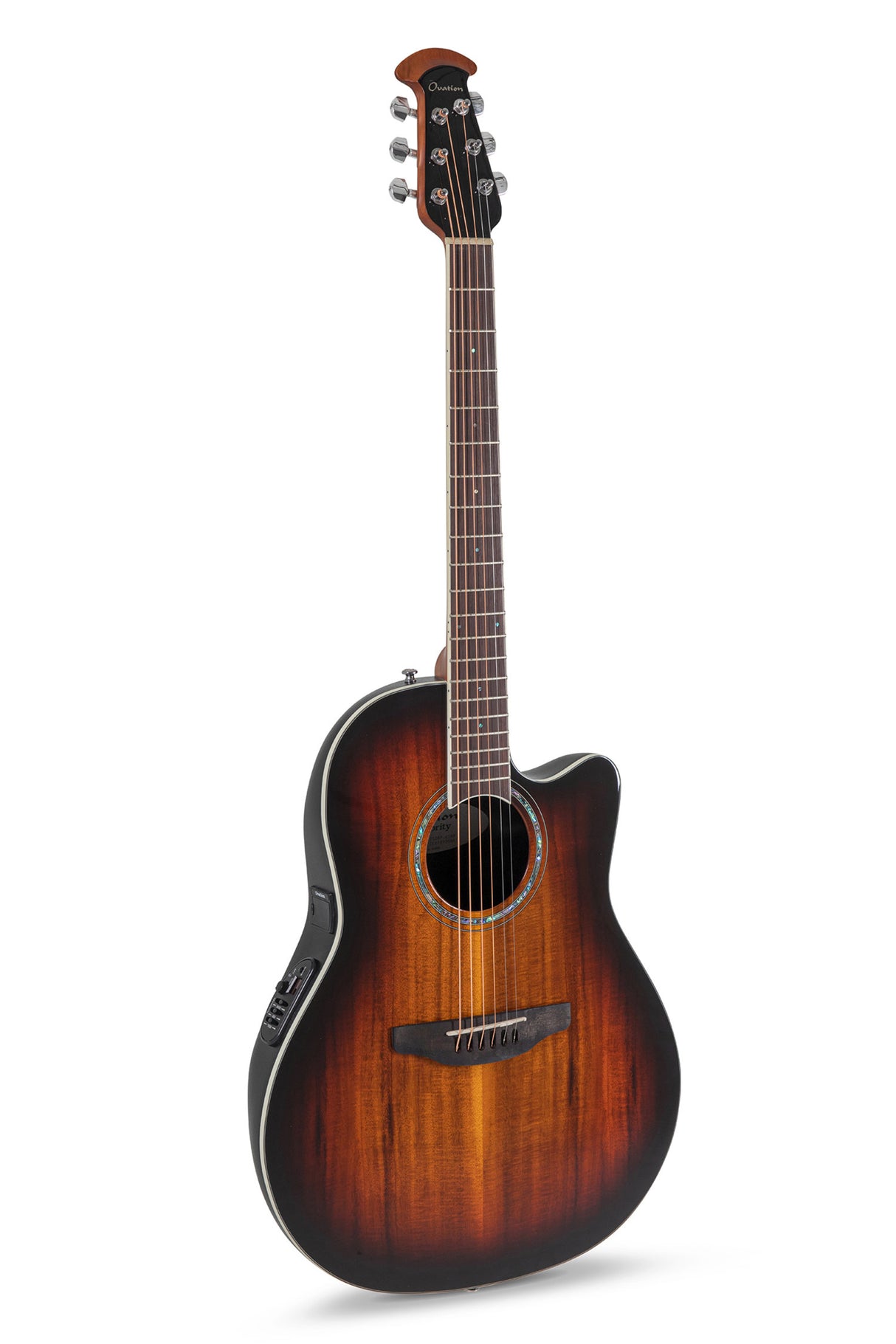 Ovation E-Acoustic Guitar Celebrity Standard Plus Super Shallow - Koa Burst (CS28P-KOAB-G)