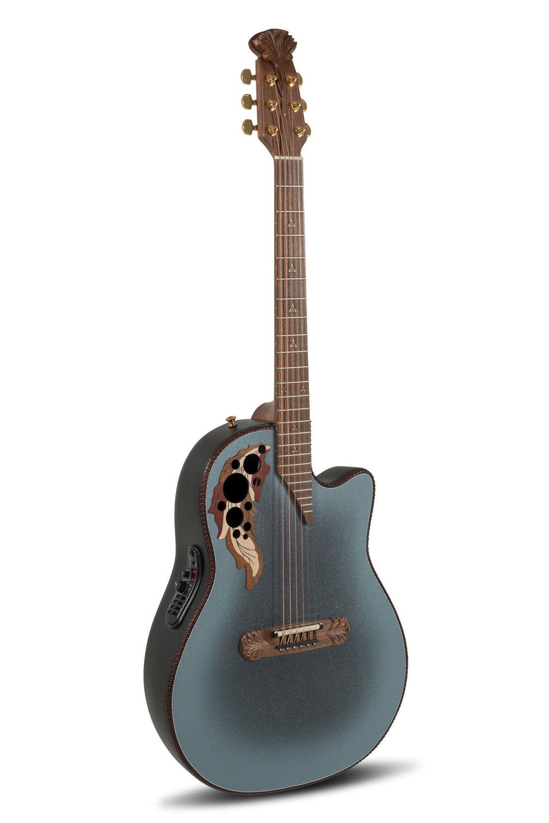 Adamas E-Acoustic Guitar 2087GT Deep Contour Cutaway - Reverse Blue Burst (2087GT-8-G)