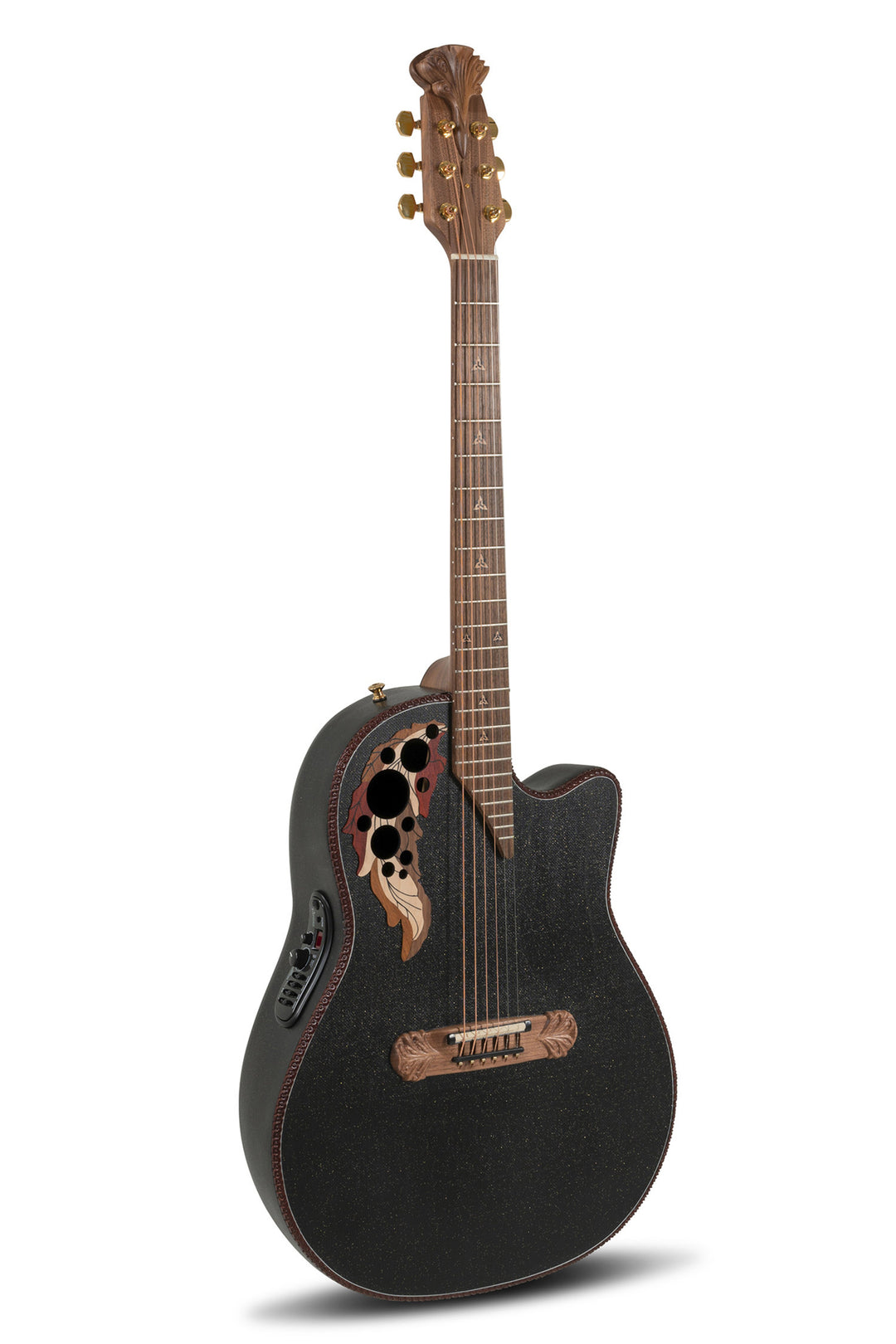 Adamas E-Acoustic Guitar 2087GT Deep Contour Cutaway - Black (2087GT-5-G)