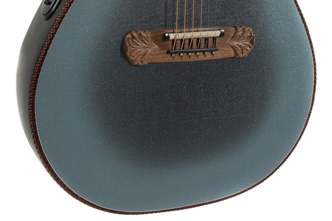 Adamas 1687GT Deep Non-Cutaway elakustisk guitar, Reverse Blue Burst