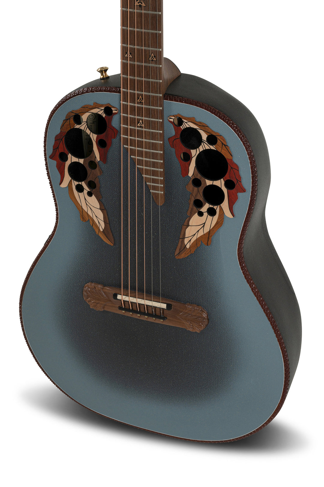 Adamas 1687GT Deep Non-Cutaway elakustisk guitar, Reverse Blue Burst