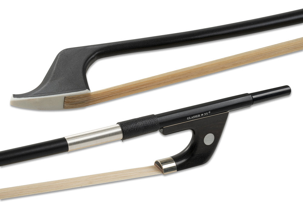Glasser elevbue til kontrabas 3/4, carbon, tysk model