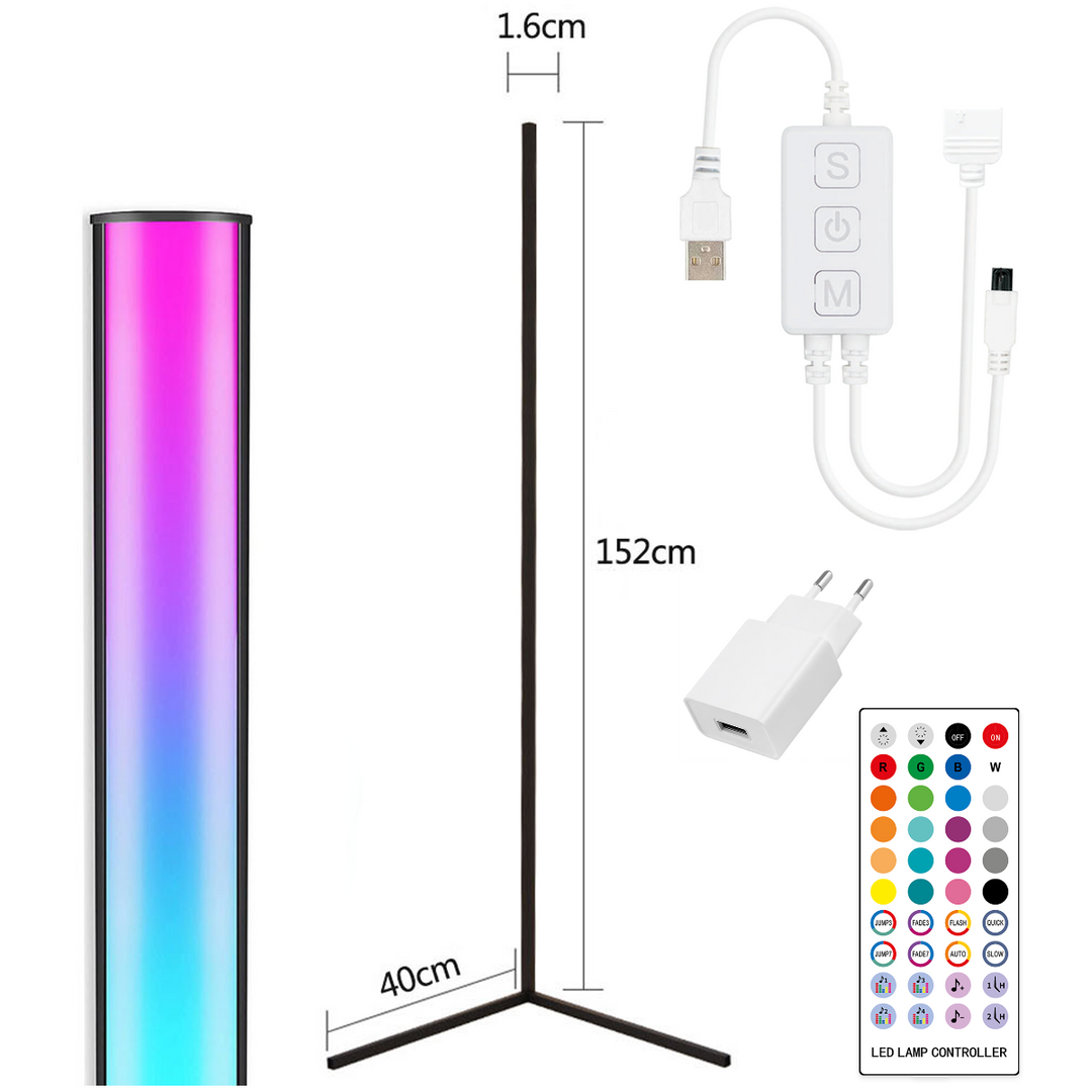 Light4Me Wall Pole hjørnegulvlampe
