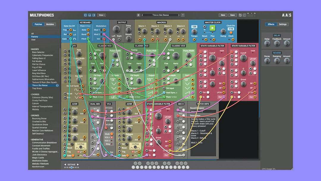 Multiphonics CV-1 Modular Synth
