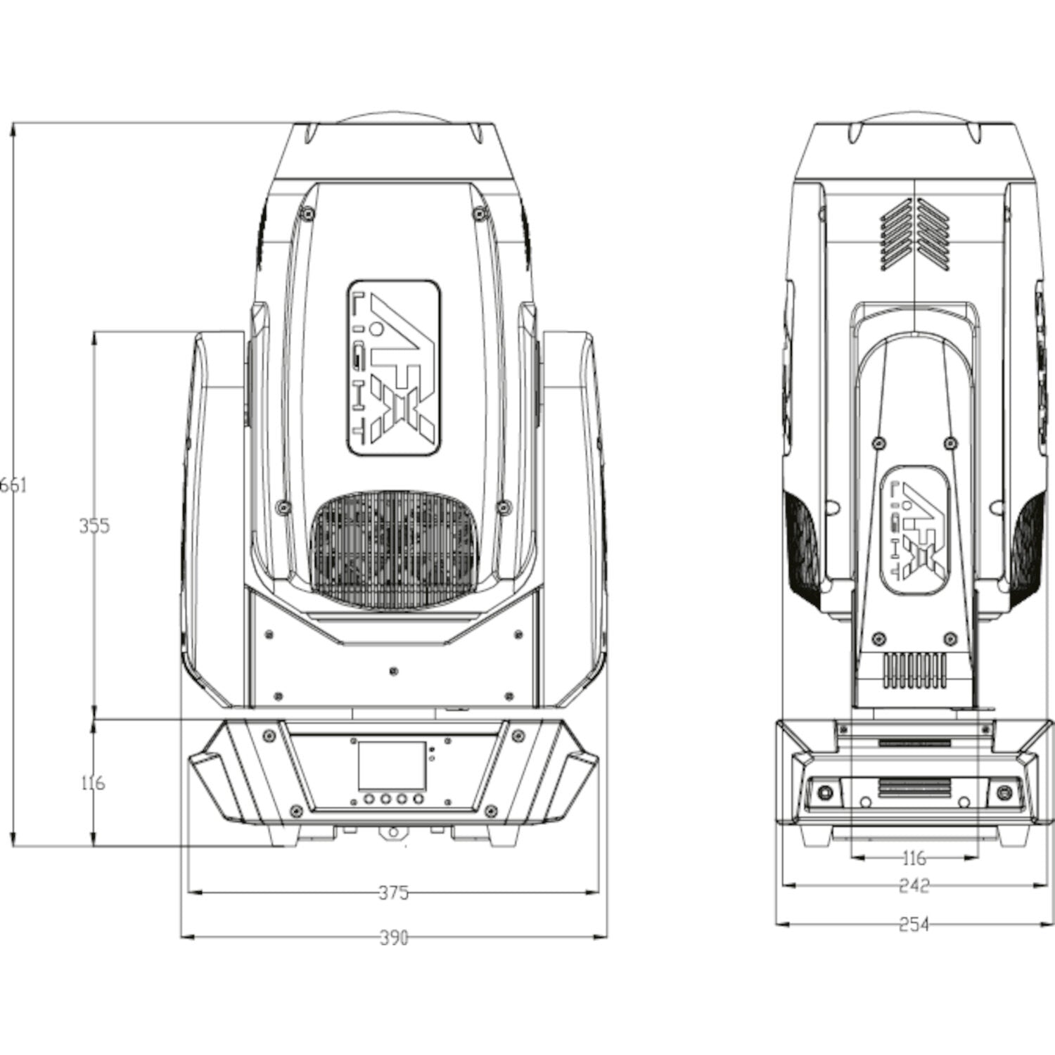 AFX HYBRID 470 Moving Head (470 Watt)