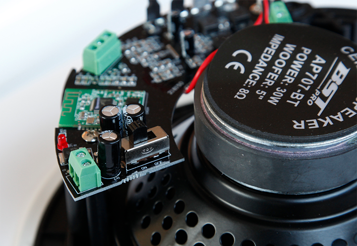 Indbygningshøjttaler-sæt m. Bluetooth