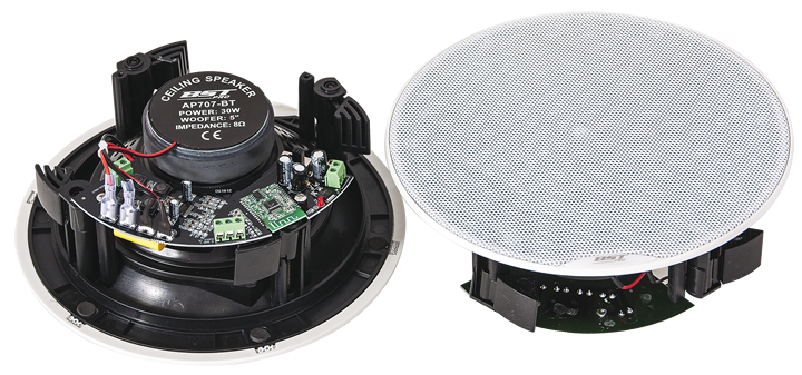 Indbygningshøjttaler-sæt m. Bluetooth