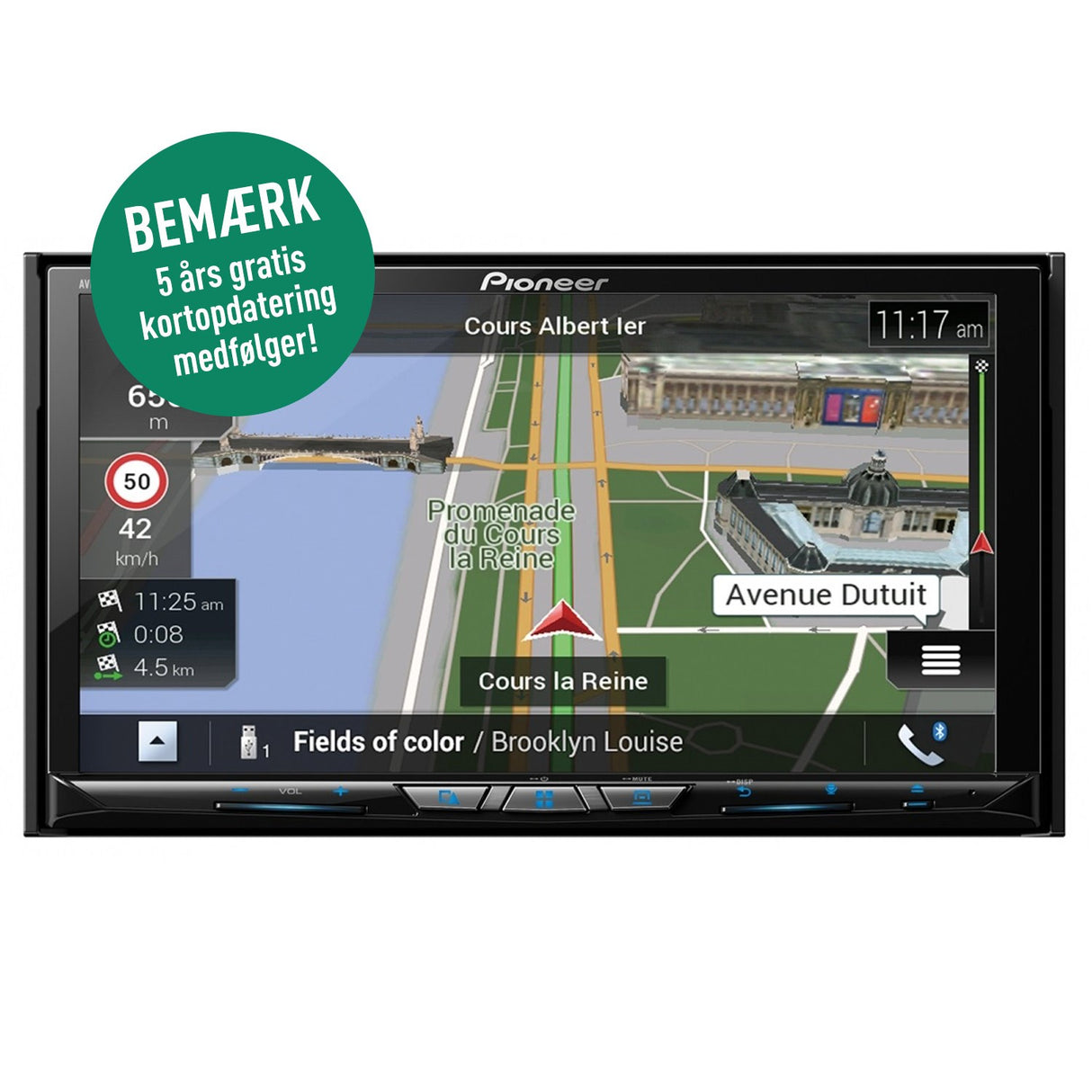 RETURVARE - Pioneer AVIC-Z830DAB GPS Navigation, Bluetooth og Trådløs Apple CarPlay