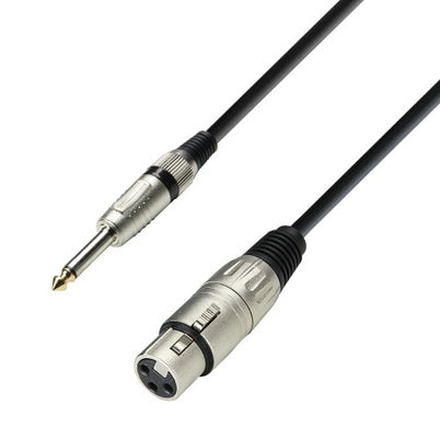 6,3mm Jack til XLR hun (3m)