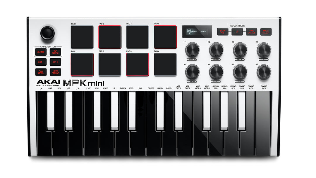DEMOMODEL - Akai MPK Mini Mk3 (Hvid)
