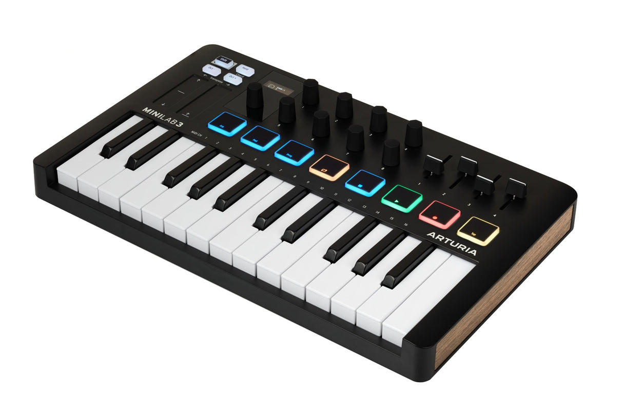Arturia MiniLab 3 MIDI-Keyboard (Sort)
