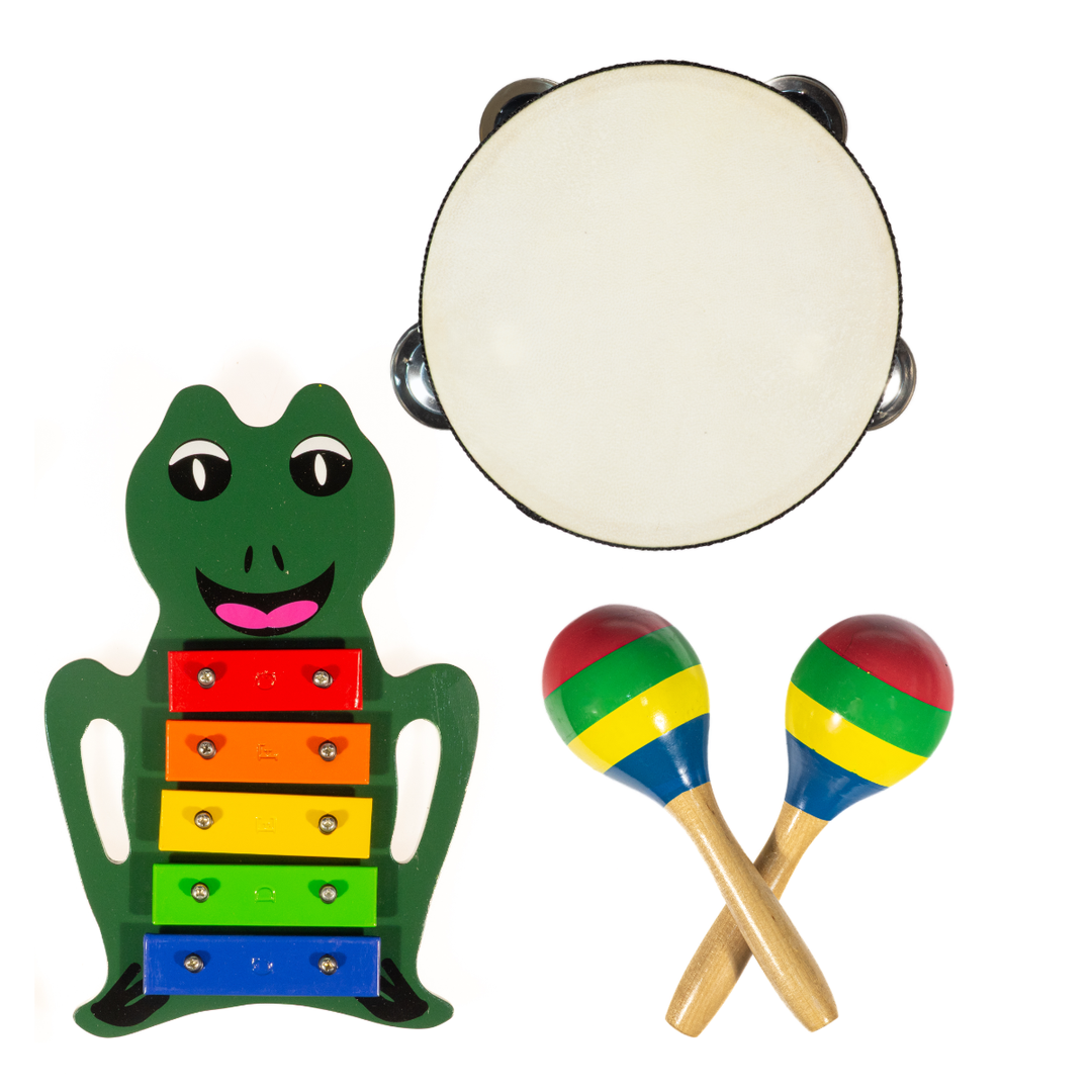 Børne Percussion Gaveboks med Klokkespil
