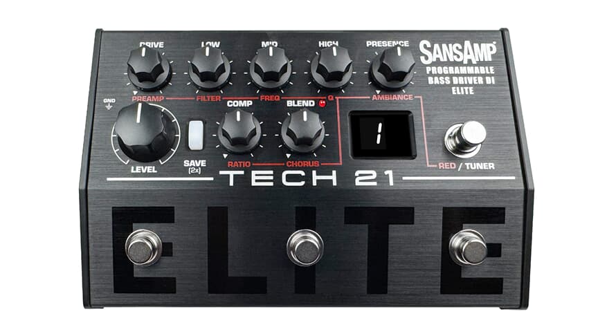 Tech 21 Programmable Bass Driver ELITE bas-preamp